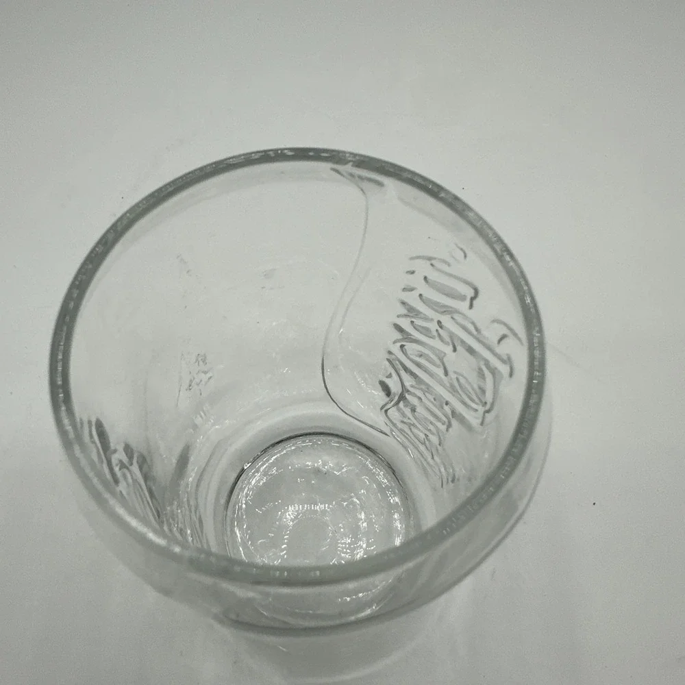 Genuine Coca-Cola Clear Glass Can Sized Cup 5